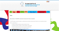 Desktop Screenshot of europeanindustrialtourism.com